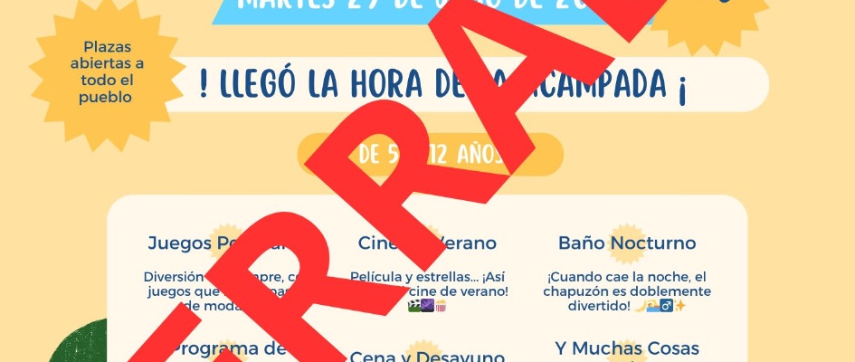 cerradas inscripciones cam inf