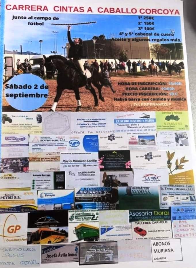 cintas a caballo corcoya