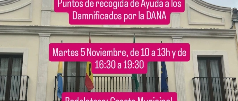 entrega horarios AYUDA DANA