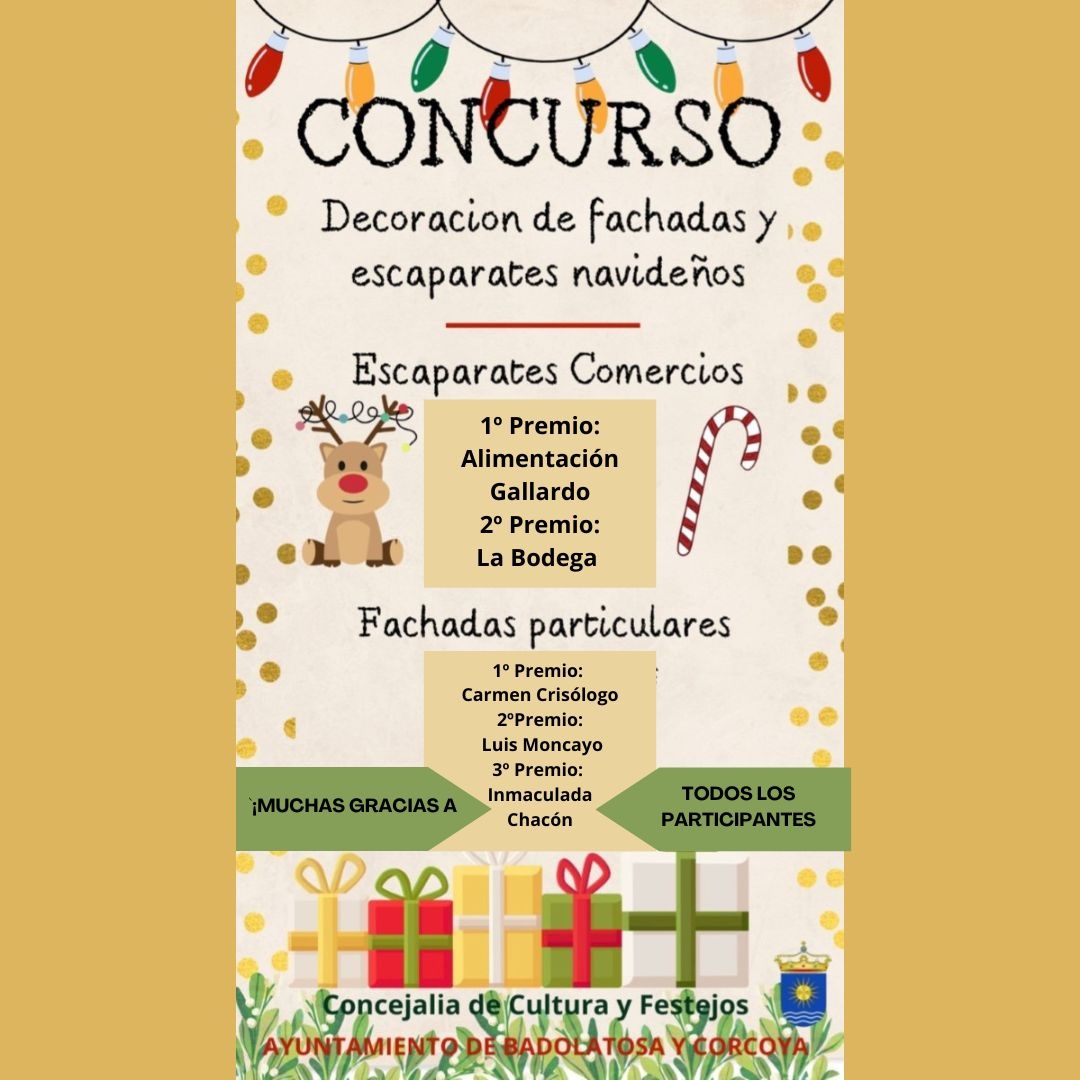 ganadores escaparates