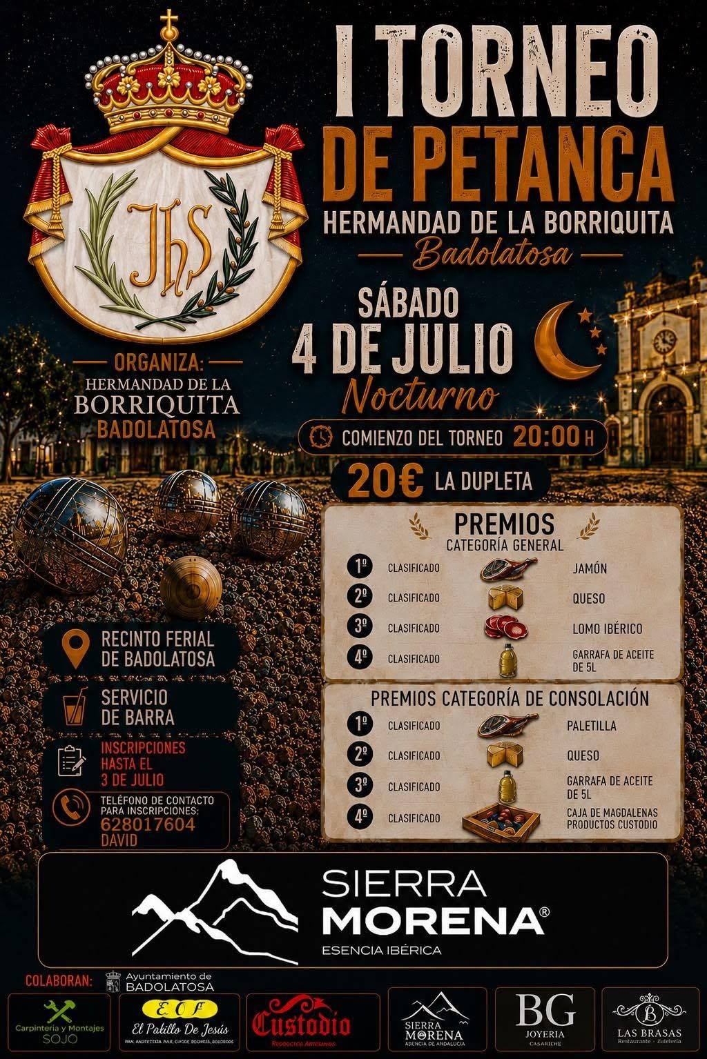i torneo petanca la borriquita 4 julio