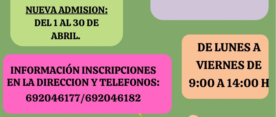 inscripicones guarderias badolatosa