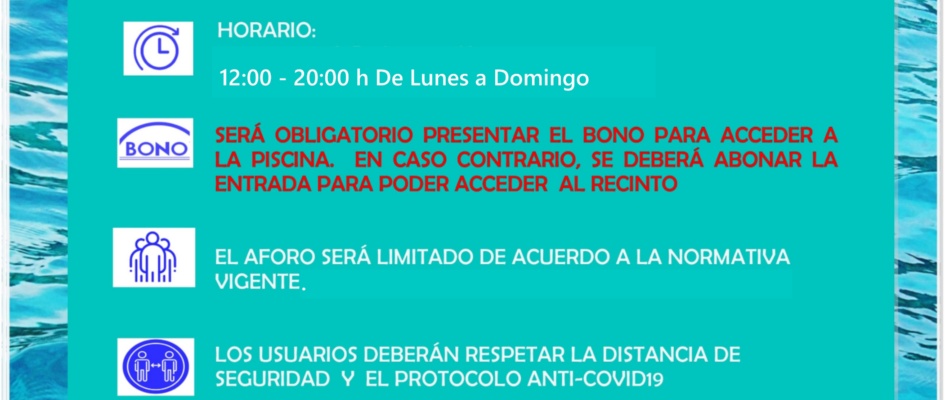 ok apertura piscina corcoya