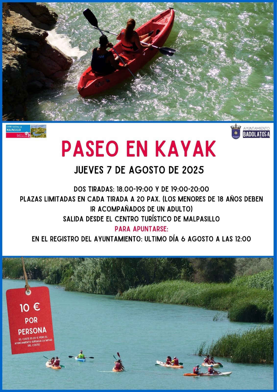 paseo kayak rio genil 7agosto