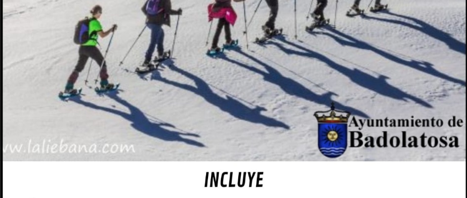 ruta con raquetas nieve sierra nevada