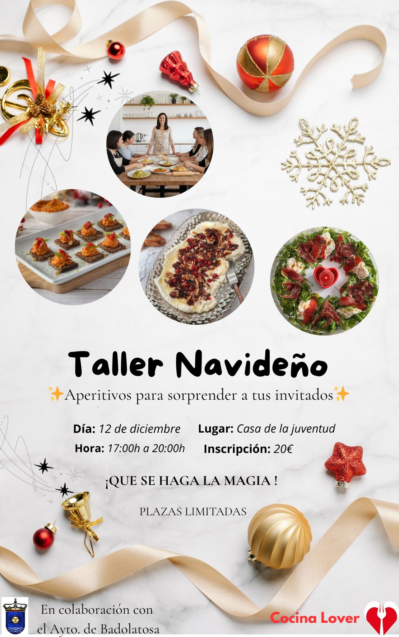 taller navideño 12 diciembre