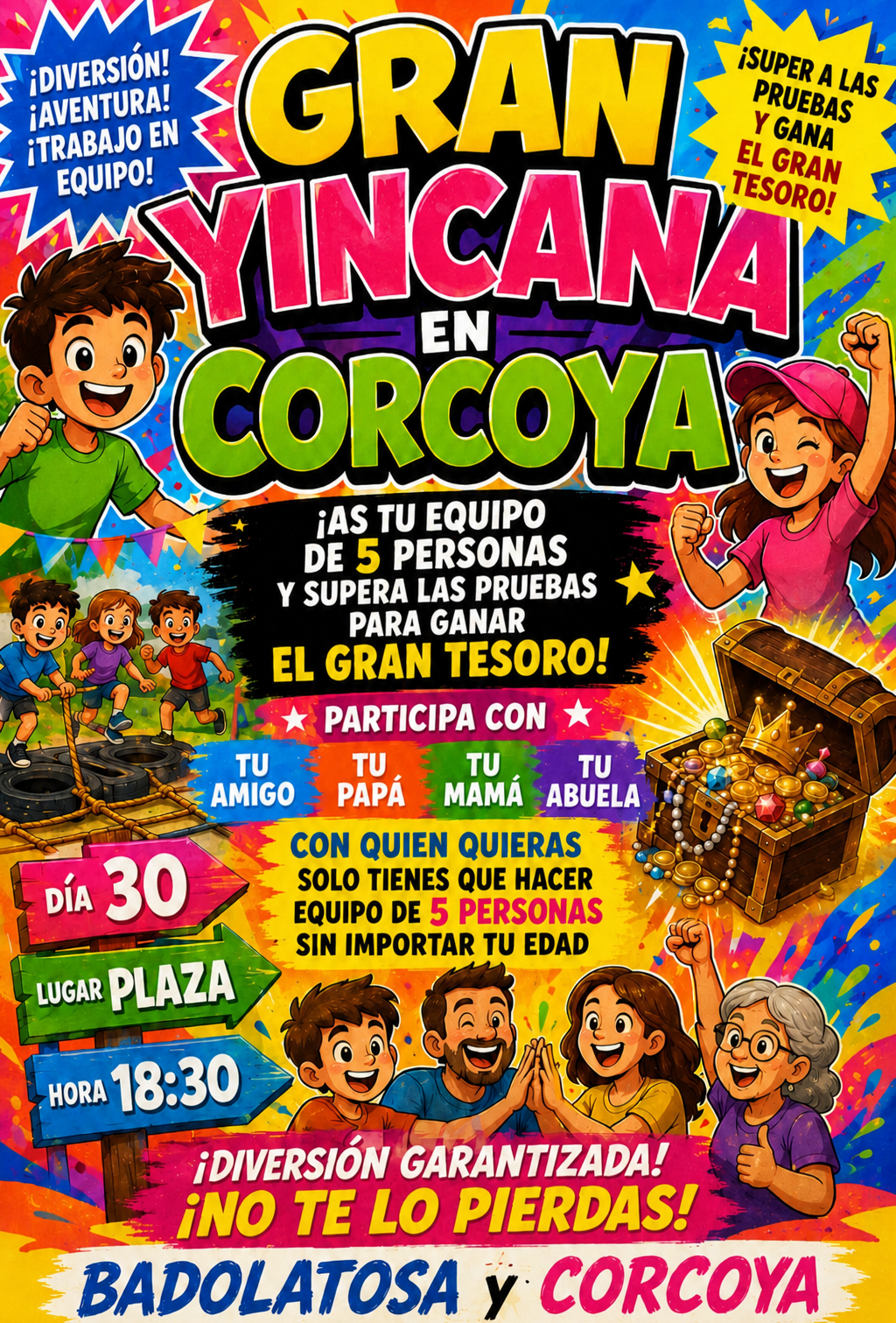 yimcana corcoya hora correcta